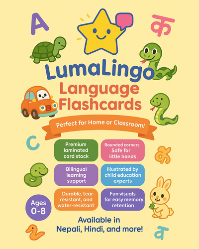 (Pre Order) -Flash Card(Multilingual)
